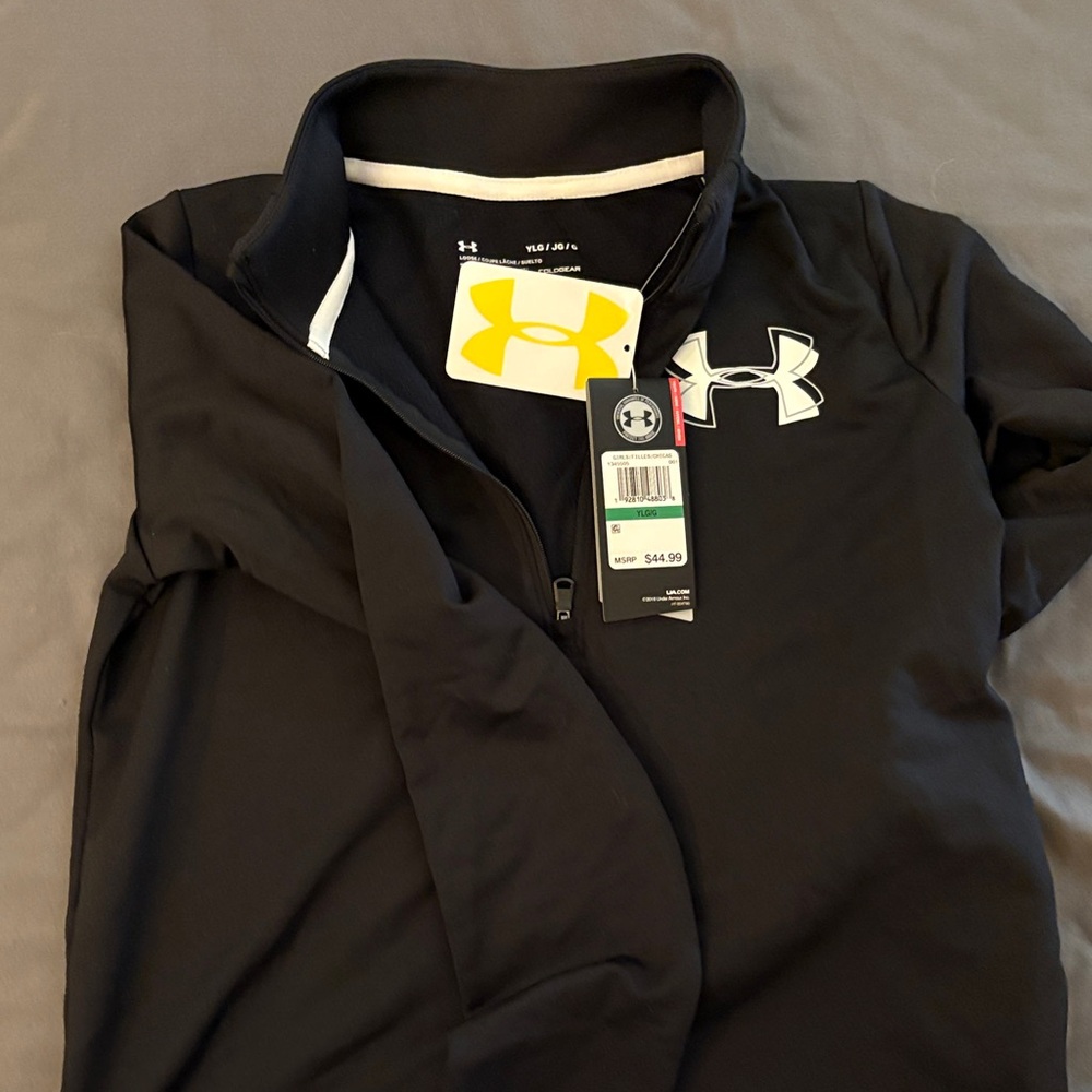 Under Armour Black Quarter-Zip Jacket